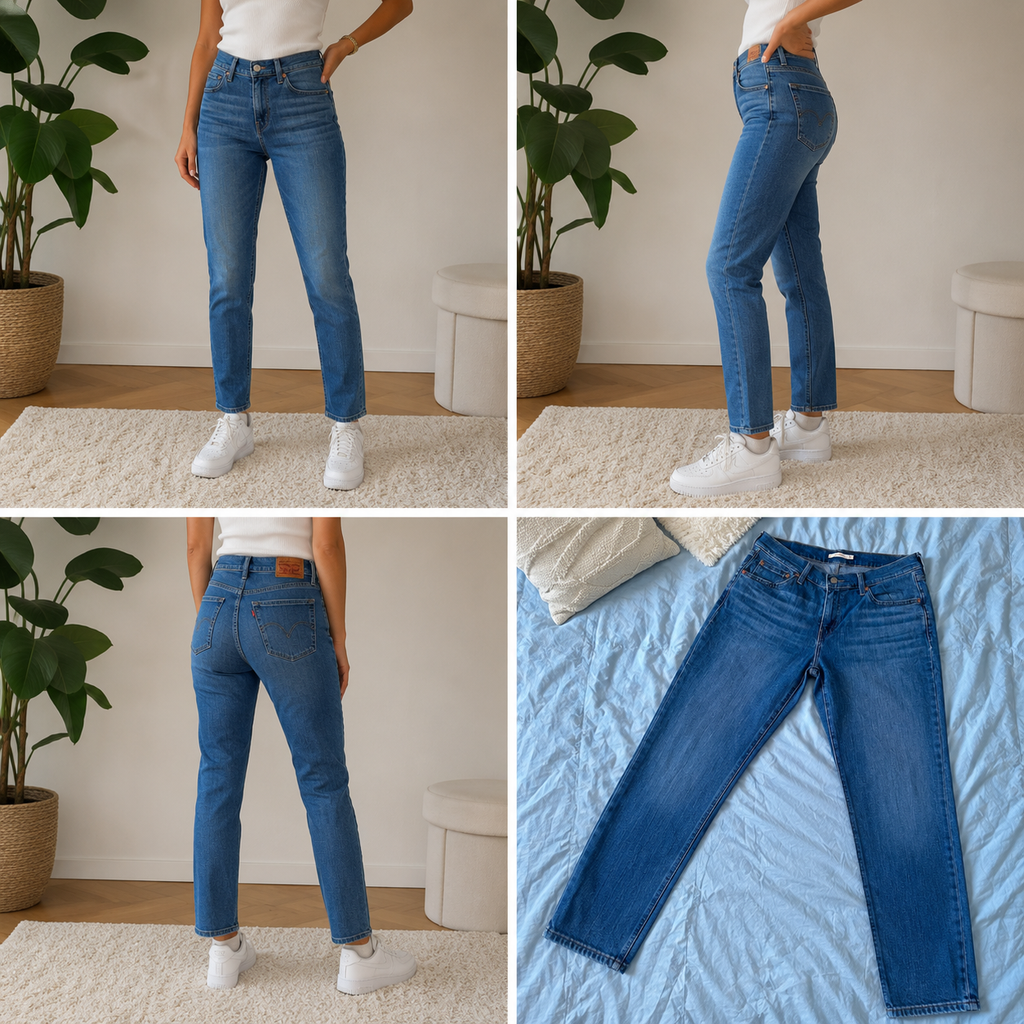 Levi’s Damenjeans – Gerade Passform
