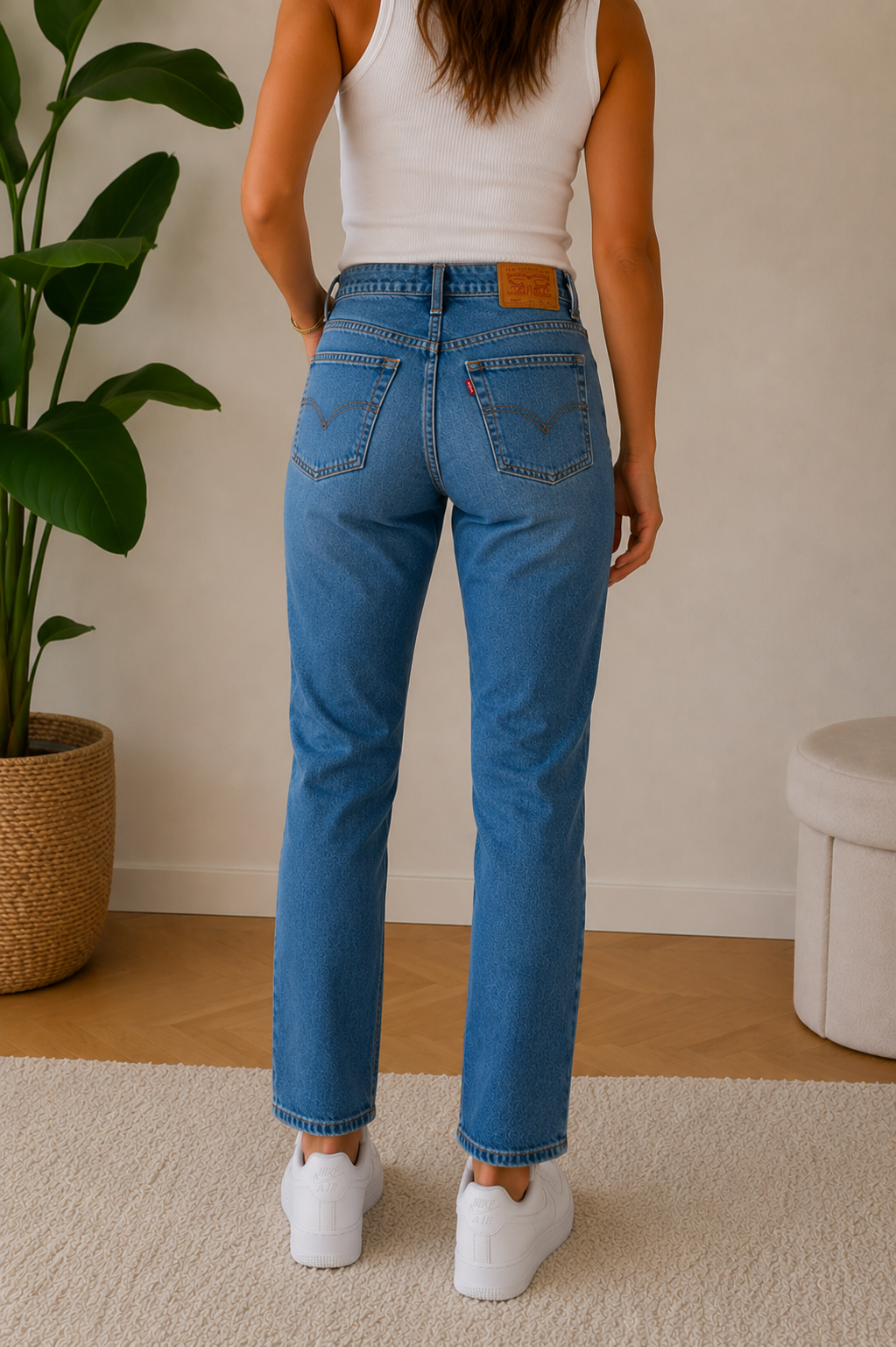 Levi’s 505 Regular Jeans (W30/L30) – Hellblaue Waschung